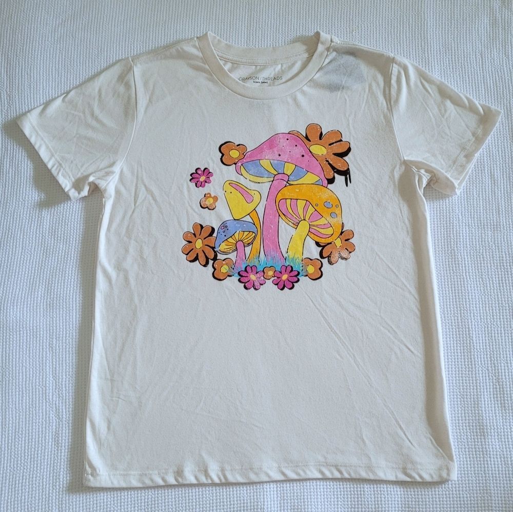 Grayson Threads🧵 Psychedelic Mushrooms🍄 Graphic Tee👕 - NWT - Picture 9 of 14